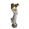 Estatua Escultura Amor Mãe e Filha Dia Das Mães Decoração Luxo Espressione Escultura Mãe Filha, Esta - 7
