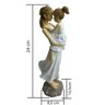 Estatua Escultura Amor Mãe e Filha Dia Das Mães Decoração Luxo Espressione Escultura Mãe Filha, Esta - 2