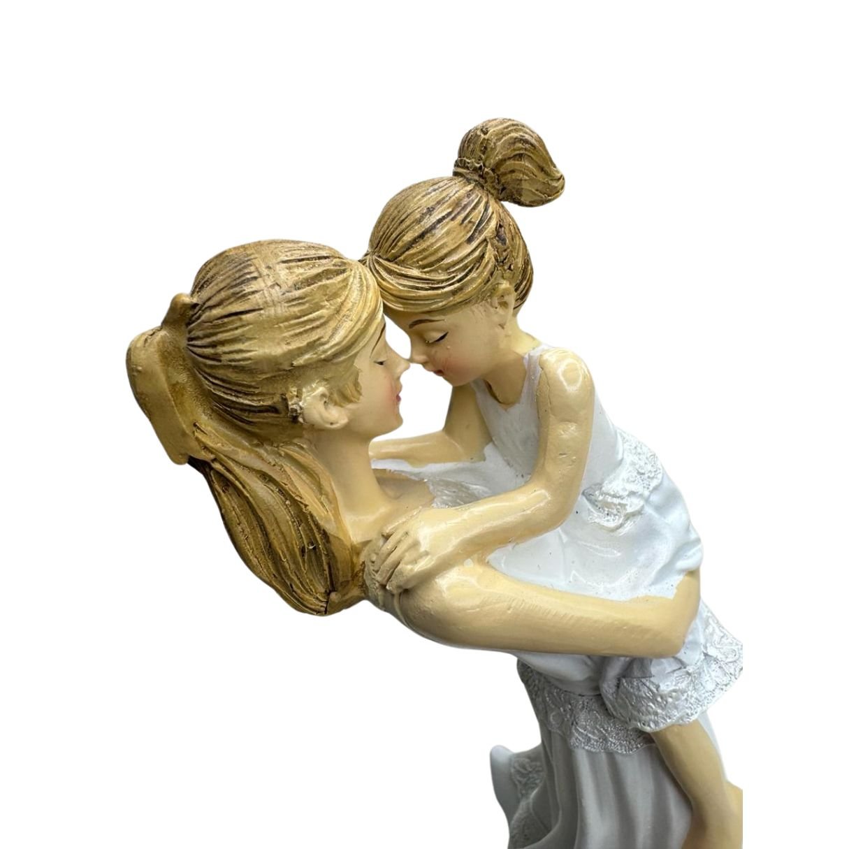 Estatua Escultura Amor Mãe e Filha Dia Das Mães Decoração Luxo Espressione Escultura Mãe Filha, Esta - 5