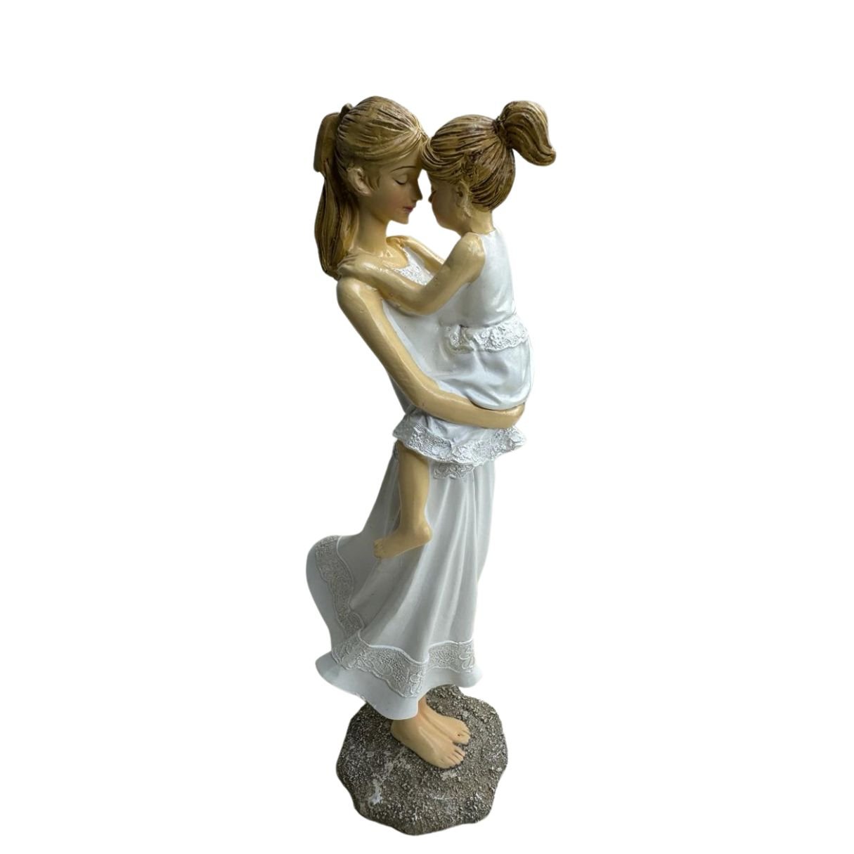 Estatua Escultura Amor Mãe e Filha Dia Das Mães Decoração Luxo Espressione Escultura Mãe Filha, Esta - 3