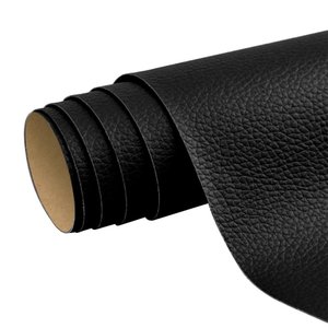 Adesivo Revestimento Moveis Parede Couro Preto 50 X 137cm Open Star 32241