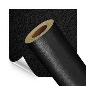 Adesivo Revestimento Moveis Parede Couro Preto 50 X 137cm