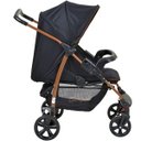 Ver imagem 2 de Carrinho de Bebê Passeio Reclinavel Nascimento Até 15 Kg Ecco Burigotto Preto Cobre