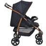 Carrinho de Bebê Passeio Reclinavel Nascimento Até 15 Kg Ecco Burigotto Preto Cobre - 2