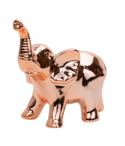 YELF-802 | Elefante Porcelana Rosê 7,5cm - 2