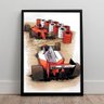 Quadro para Decoração Arte Exclusiva Quarto Criativo F1 - 2