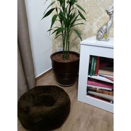 Cama Nuvem G 70x70:Marrom Pelúcia - 1