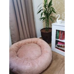 Cama Nuvem GG 80x80:Rose Gold Pelúcia - 6