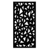 Painel Vazado Divisória Mdf Santorini Preto - 0,60x2,20m - 3