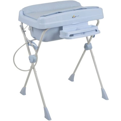 Kit Banheira de Bebê com Trocador Suporte Redutor de Assento Saboneteira Millenia + Burigotto - Baby