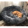 Cama Nuvem M 60x60:Cinza Escuro Pelúcia - 1