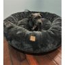 Cama Nuvem M 60x60:Cinza Escuro Pelúcia - 3