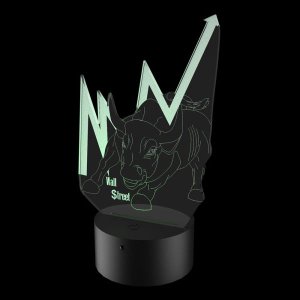 Luminária de Led - Trade Búfalo de Wall Street