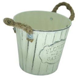 Vaso de Metal Decorativo Durável e Elegante 14,5 X 13 Cm - 1