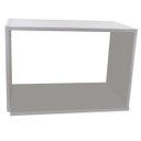 Ver mais imagens de Nicho Microondas 100% MDF Branco