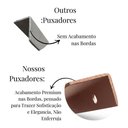Ver imagem 4 de Kit 30 Puxador Wave Cava para Porta Gaveta de Alumínio 200mm - Cobre