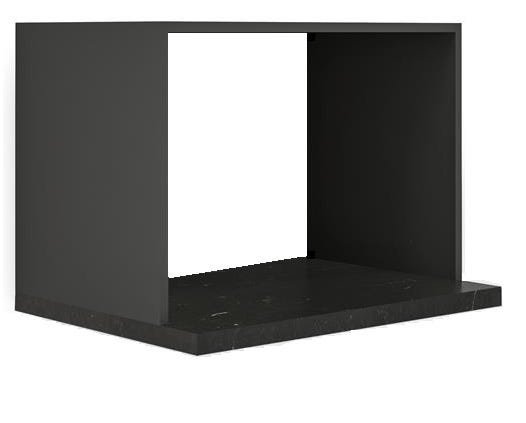 Nicho Micro-ondas 100% MDF Preto - 5