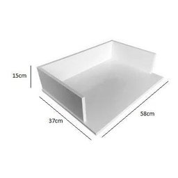 Suporte Microondas Nicho Prateleira 58x15x37 Branco - 3