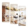 Espelho Decorativo Flor Ornamental - Prata - 2