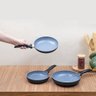 Jogo de Frigideiras 3 Pçs Antiaderentes de Cerâmica e Alumínio - Oikos - 5