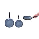 Ver imagem 2 de Jogo de Frigideiras 3 Pçs Antiaderentes de Cerâmica e Alumínio - Oikos