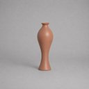 Ver imagem 1 de Vaso California Médio Decorativo de Cerâmica para Sala e Mesa Mocha Mousse