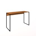 Ver imagem 2 de Mesa de Escritório Escrivaninha Bela com Pés em Metal 1,18m