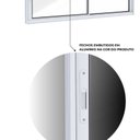 Ver imagem 5 de Janela de Alumínio de Correr Lateral 2 Folhas Móveis 60x80cm Lucasa Ideale