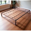 Ver imagem 3 de Cama Casal Robusta Aço Ferro Tamanho Queen 158cmx198cm Cor Rosê Estilo Industrial Ca-03