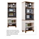 Ver imagem 4 de Torre Quente para Cozinha em MDF Joy Branco/Off White