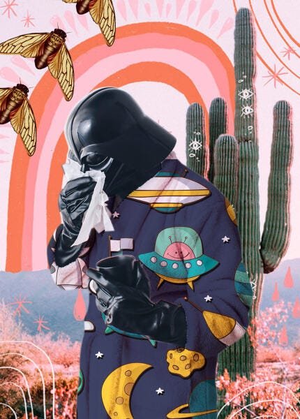 Quadro Darth Vader Pijama 50x70 - 2