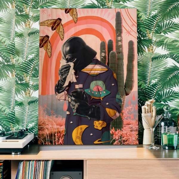 Quadro Darth Vader Pijama 50x70 - 1