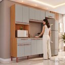 Ver mais imagens de Cozinha Modulada Barcelona 100% MDF Móveis Home | 11 Portas + 1 Gaveta