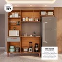 Ver imagem 4 de Cozinha Modulada Barcelona 100% MDF Móveis Home | 11 Portas + 1 Gaveta