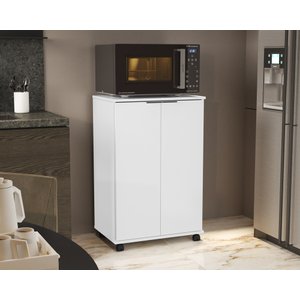 Balcão Pratic para Microondas 2 Portas Branco