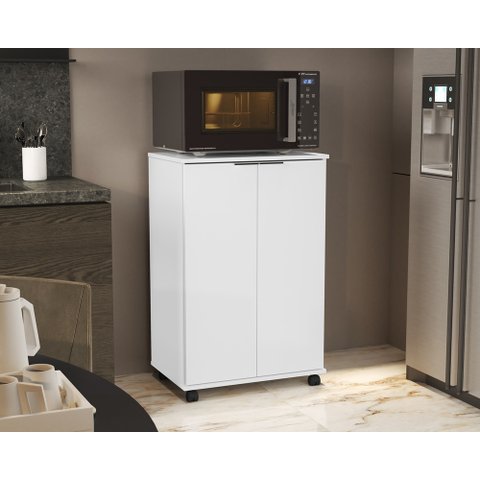 Balcão Pratic para Microondas 2 Portas Branco