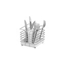 Ver imagem 1 de Porta Talher Quadrado Branco Niquelart