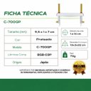 Ver imagem 3 de Kit Cortador Circular Metálico C-700GP Mais Lâmina de Precisão Bsb-03P Nt Cutter