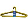 Kit Conjunto De Cabides 6 Peças Amarelo + 4 Cabides Calças - 3