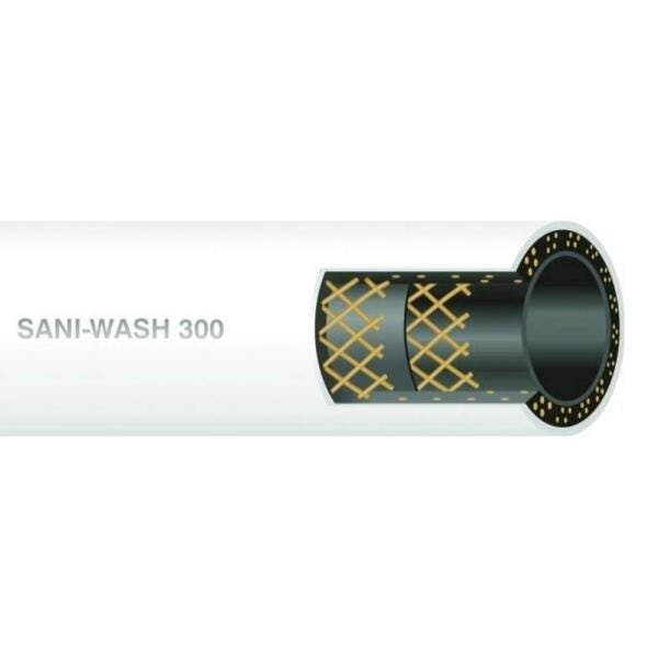 Mangueira Borracha Sanitaria Saniwash 300psi Branca 3/4 20mt - 2