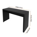 Ver imagem 3 de Escrivaninha Mesa para Escritório e Home Office 127x46,5cm Me4135 Tecnomobili Preto