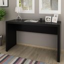 Ver imagem 1 de Escrivaninha Mesa para Escritório e Home Office 127x46,5cm Me4135 Tecnomobili Preto
