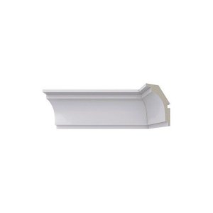 Rodateto de Poliestireno 475 Branco com 7,0cm Santa Luzia