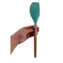 Ver mais imagens de Kit 12 Pçs Utensílios De Cozinha Silicone Espátula Pão Duro Pincel Colher Batedor Concha