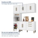 Ver imagem 4 de Cozinha Completa 4 Peças 10 Portas 2 Gavetas com Fruteira Lorena