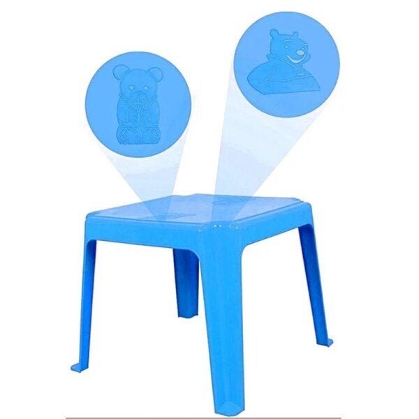 Mesa Infantil Ursinho Com 04 Cadeiras Plásticas Várias Cores - 2