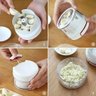 Mini Processador Triturador Manual 2 Lâminas Inox Livon - 8