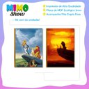 Ver imagem 3 de Kit 2 Placas MDF A4 Leão Personagem Desenho Decorativa PF1