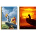 Ver imagem 1 de Kit 2 Placas MDF A4 Leão Personagem Desenho Decorativa PF1