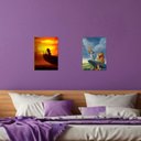 Ver imagem 4 de Kit 2 Placas MDF A4 Leão Personagem Desenho Decorativa PF1